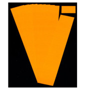 Einsteckkarten für Planrecord orange 60x32mm