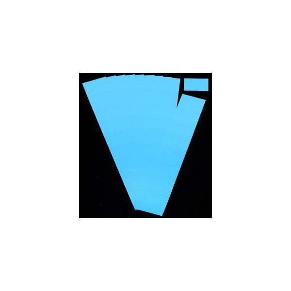 4024158000503 - Steckkarten für Stecktafeln Planrecord beschreibbar B 70 x H 32 mm Karton blau 90 Stück