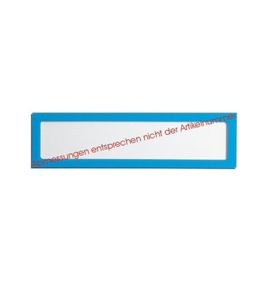 Infotasche für Überschriften blau 225 x 60mm Infotasche für Überschriften blau 225 x 60mm