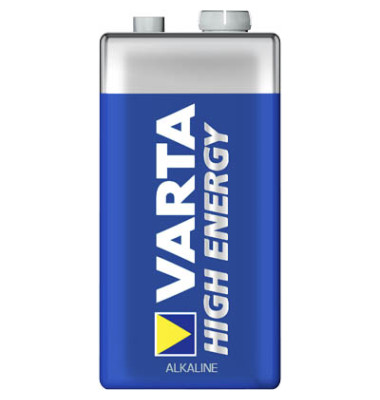 Batterie Longlife Power, 9V-Block / E-Block / 6LR61, 9 Volt