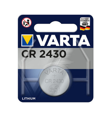 Knopfzellen Professional Electronics, CR2430, 3 Volt