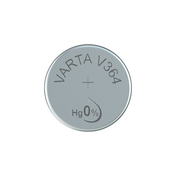 4008496245734 - VARTA 364 - Silberoxid-Knopfzelle V 364 20 mAh 68 x 22 mm