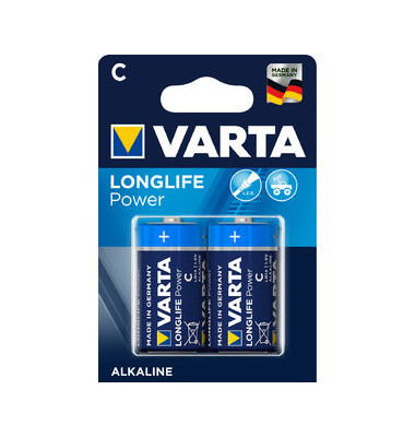 Batterien Longlife Power, C / Baby / LR14, 1,5 Volt