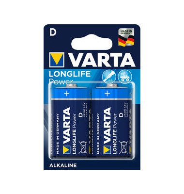 Batterien Longlife Power, D / Mono / LR20, 1,5 Volt