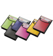 Heftbox Velobag 1442 402, A4 gelb/rot/gr&uuml;n/blau/schwarz/pink, 4cm F&uuml;llh&ouml;he, Polypropylen (PP)