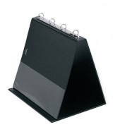 Tisch-Flipchart A4-quer 4-Ringe schwarz 10 Hüllen