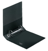 Ringbuch Karteikartenordner ohne 4167 080, A6 2 Ringe 25mm Ring-Ø PVC schwarz