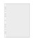 Prospekthüllen 4339000 A4, transparent genarbt, oben & links offen, 0,08mm