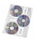 CD/DVD Hüllen PVC für 3 CD-Rom für A4 10 Stück