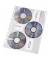 CD/DVD Hüllen PVC für 3 CD-Rom für A4