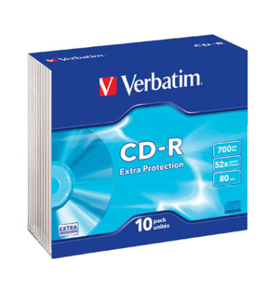 CD-Rohlinge 43415 CD-R, 700 MB / 80min, Slim Case 