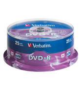DVD+R 16x Spindel 4,7GB 25 Stück