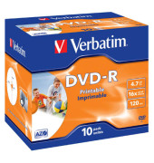DVD-R 16x Jewelcase für Inkjetdrucker 4,7GB