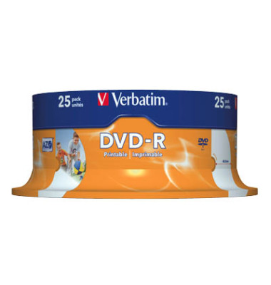 DVD-Rohlinge 43538 DVD-R, einmal, 4,7 GB, Spindel 