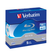 Bluray-Rohlinge 43748 BD-R, Double Layer, 50 GB, Jewel Case 