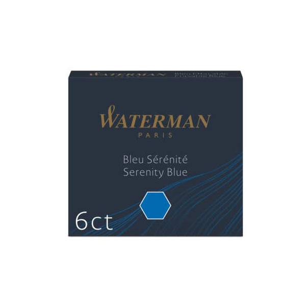 3034325201290 - Füller-Tintenpatronen | International Standardgröße | Serenity Blue | 6 Stück 3034325201290 - Füller-Tintenpatronen | International Standardgröße | Serenity Blue | 6 Stück
