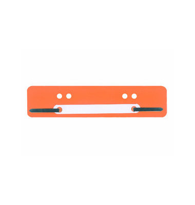 Heftstreifen kurz PP orange 34x150mm Heftstreifen kurz PP orange 34x150mm
