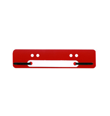 Heftstreifen kurz PP rot 34x150mm Heftstreifen kurz PP rot 34x150mm