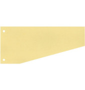 Trennstreifen 50502T Trennstreifen Trapez gelb gelb 190g gelocht 24x10,5cm 