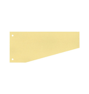 Trennstreifen 50502T gelb 190g gelocht 24x10,5cm 
