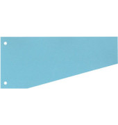 Trennstreifen 50504T Trennstreifen Trapez blau 190g gelocht 24x10,5cm