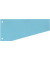 Trennstreifen 50504T Trapez blau 190g gelocht 24x10,5cm