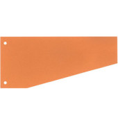 Trennstreifen 50506T Trennstreifen Trapez orange 190g gelocht 24x10,5cm