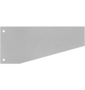 Trennstreifen 50509T grau 190g gelocht 24x10,5cm 