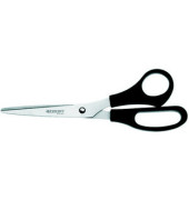 Papierschere, Stahl, rostfrei, 21cm, schwarz