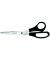 Papierschere, Stahl, rostfrei, 21cm, schwarz
