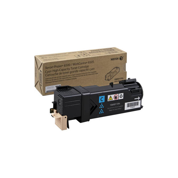 0095205849738 - - Tonerpatrone - High Capacity - 1 x Cyan - 2500 Seiten - für Phaser 6500DN 6500N WorkCentre 6505DN 6505N (106R01594)
