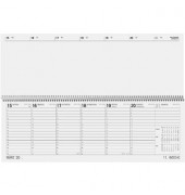 Schreibtischquerkalender Giganta XXL 126-0700 1Woche/2Seiten 42,2x14,8cm 2022 Recycling