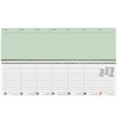 Schreibtischquerkalender Perfo XL 137-0013 1Woche/2Seiten 36,2x10,6cm 2024