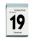Tagesabreißkalender 304-0000, 1 Seite / 1 Tag, 6,5x10cm, 2025