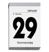 Tagesabrei&szlig;kalender 313-0000, 1 Tag / 1 Seite, 9,9x14,3cm, 2027