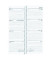 Buchkalender 709-0001, Vormerker, farbig sortiert, 1 Woche / 2 Seiten, 10,5x29,7cm, 2025