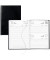 Buchkalender 873-0020, schwarz, 1 Tag / 1 Seite, 15x21cm (A5), 2025