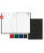 Buchkalender 876-0020, schwarz, 1 Tag / 1 Seite, 15x21cm (A5), 2025