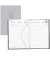Buchkalender 876-0703, Recycling, hellgrau, 1 Tag / 1 Seite, 14,5x21cm (A5), 2025