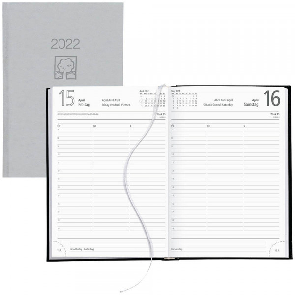 4006928025237 - Buchkalender 876-0703 Recycling hellgrau 1 Tag 1 Seite 145x21cm (A5) 2025 4006928025237 Zettler 4006928025237 - Buchkalender 876-0703 Recycling hellgrau 1 Tag 1 Seite 145x21cm (A5) 2025 4006928025237 Zettler