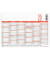 Plakatkalender 900-0000, 6 Monate / 1 Seite, 14,8x10,5cm (A6 quer), 2025