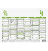 Plakatkalender 907-0700 6Monate/1Seite A4-quer 2024 Recycling