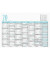 Plakatkalender 909-0000, 7 Monate / 1 Seite, 29,7x21cm (A4 quer), 2025