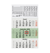 Dreimonatskalender 956-0700 3Monate/1Seite 29,7x48,8cm 2022 Recycling