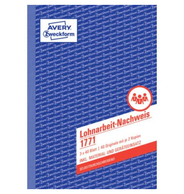 Lohnarbeit Nachweis 1771 