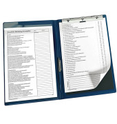 Klemmbrettmappe 2301, A4, blau, Polyvinylchlorid (PVC)