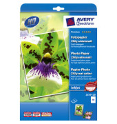 Fotopapier Premium 2559-20, A4, für Inkjet, 250g weiß seidenmatt einseitig bedruckbar