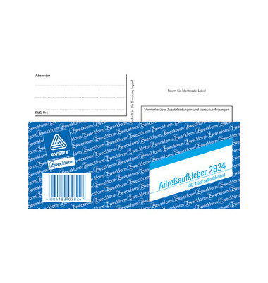 Adressetiketten Adressaufkleber Adressaufkleber, 105mm (H)