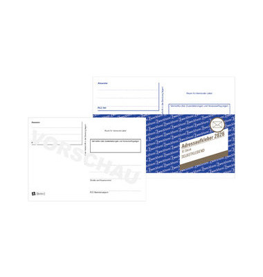 Paketaufkleber 2826 selbstklebend 10 Blatt