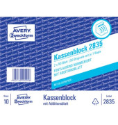 Kassenblock 2835 A6 2x50 Blatt